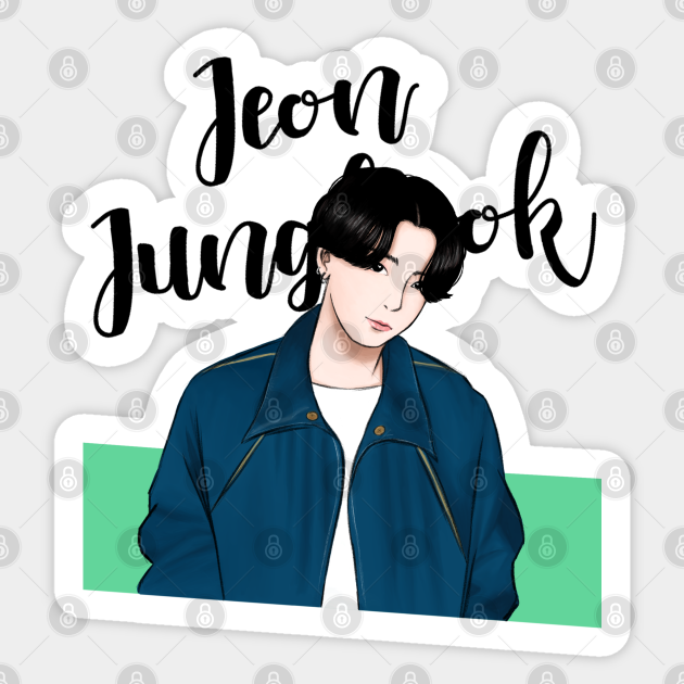 Jeon Jungkook Jeon Jungkook Sticker Teepublic